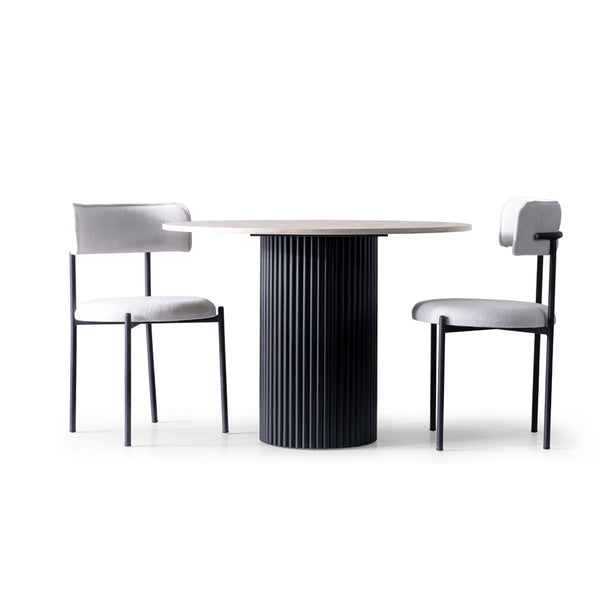 Japandi Table Travertine